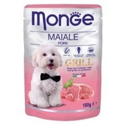 MONGE GRILL DOG BUSTE MAIALE 100GR