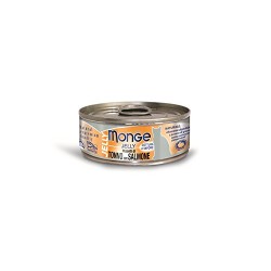 MONGE CAT JELLY PEZZI TONNO/SALMONE 80GR
