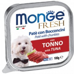 MONGE DOG FRESH TONNO 100GR