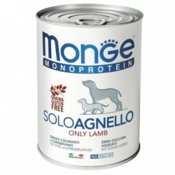 MONGE DOG SOLO AGNELLO 400GR