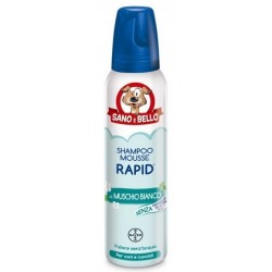 SHAMPOO MOUSSE MUSCHIO BIANCO 300ML (RAPID)