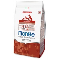 Monge All Breeds Puppy & Junior Agnello e Riso 2,5 kg