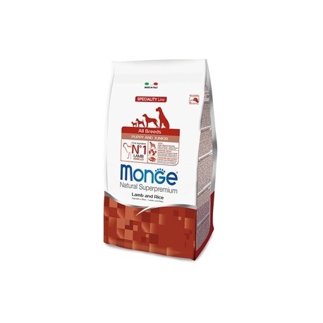 Monge All Breeds Puppy & Junior Agnello e Riso 2,5 kg