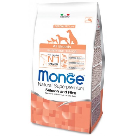 Monge All Breeds Puppy & Junior Salmone e Riso 800 gr