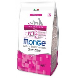 Monge Extra Small Adult Ricco di Pollo 3 kg