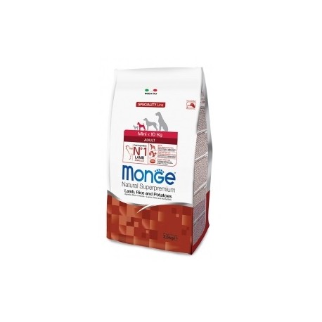 Monge Mini Adult Agnello, Riso e Patate 2,5 kg