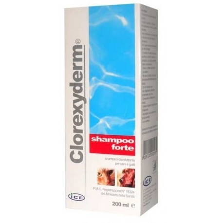 CLOREXIDERM SHAMPO FORTE 200 ML.