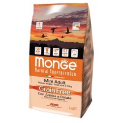 Monge Grain Free Mini Anatra e Patate 2,5 kg