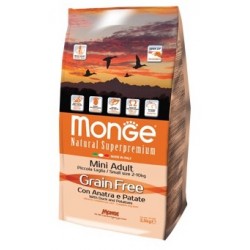 MONGR GRAIN FREE MINI ANA/PAT 2,5KG