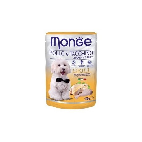 MONGE GRILL DOG BUSTE POL/TAC 100GR