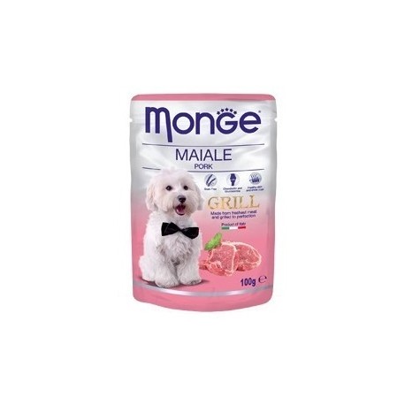 MONGE GRILL DOG BUSTE MAIALE 100GR