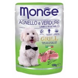 MONGE GRILL DOG BUSTE AGN/VERD 100GR