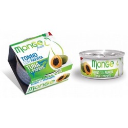 MONGE CAT FRUIT TONNO CON PAPAYA 80GR