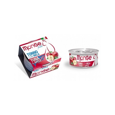 MONGE CAT FRUIT TONNO CON MELA 80GR