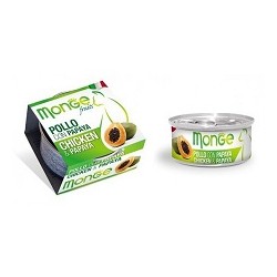 MONGE CAT FRUIT POLLO CON PAPAYA 80GR