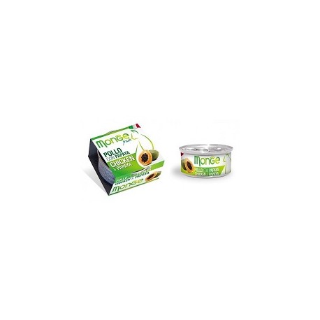 MONGE CAT FRUIT POLLO CON PAPAYA 80GR