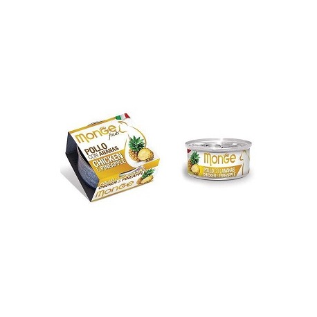 MONGE CAT FRUIT POLLO CON ANANAS 80GR