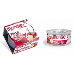 MONGE CAT FRUIT POLLO CON MELA 80GR