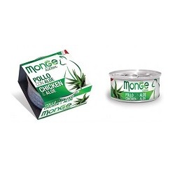 MONGE CAT FRUIT POLLO CON ALOE 80GR