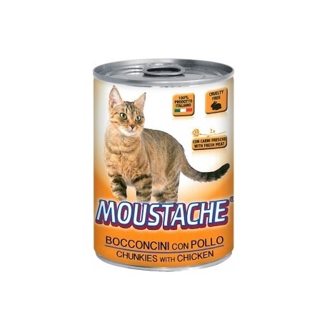 MOUSTACHE GATTO POLLO BOCC 415GR