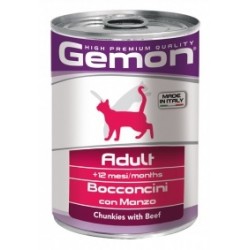 GEMON CAT ADULT MANZO 400GR