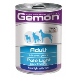GEMON DOG LIGHT TONNO 400GR