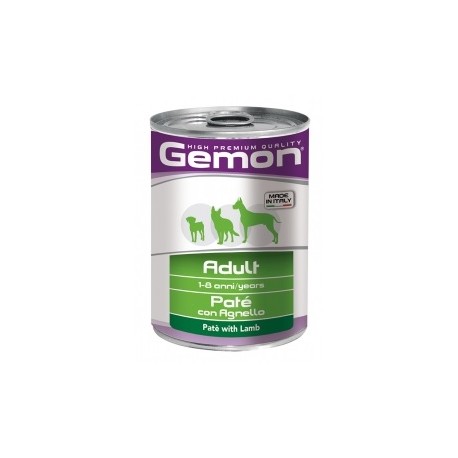 GEMON DOG ADULT AGNELLO PATE 400GR