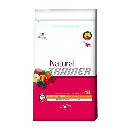 NATURAL ADULT MED POL/RIS 3KG