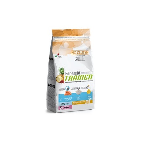 FITNESS PUPPY MED/MAX SALM 3KG