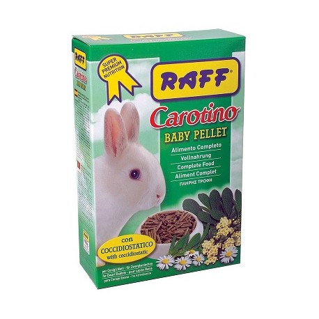 RAFF CAROTINO BABY PELLET 800GR