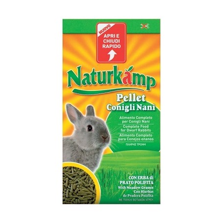 NATURKAMP PELLET CONIGLI NANI 900GR