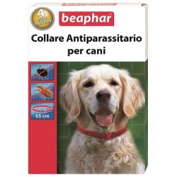 Beaphar Collare Cane Antiparassitario Blu/Rosso