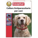 BEAPHAR COLLARE ANT CANE BLU/ROSSO