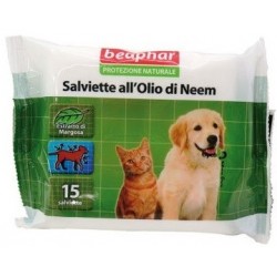 Beaphar Salviette Olio di Neem