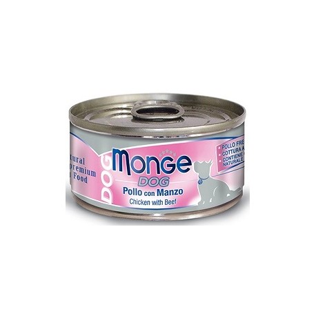 Monge Dog Pollo Con Manzo 95 gr