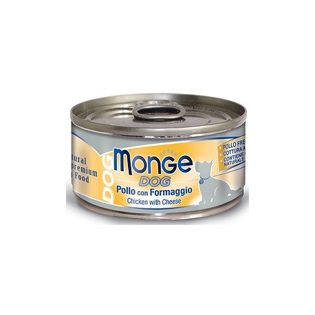 Monge Dog Pollo con Formaggio 95 gr