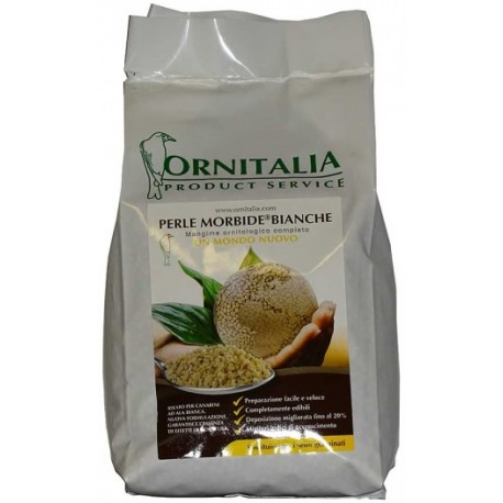 Ornitalia Perle Morbide Bianche 800 gr