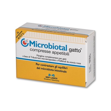 Nbf Lanes Microbiotal Gatto 30 Compresse