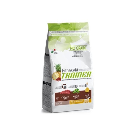 Fitness Trainer Adult Medium & Maxi Cavallo, Piselli e Olio 3 kg