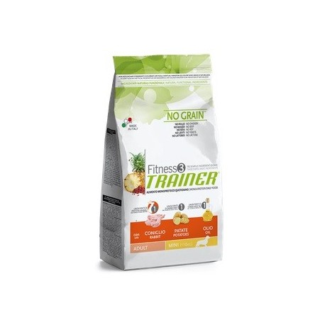 Fitness Trainer Adult Mini Coniglio, Patate e Olio 7,5 kg