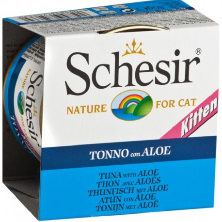 SCHESIR KITTEN TONNO ALOE 85GR