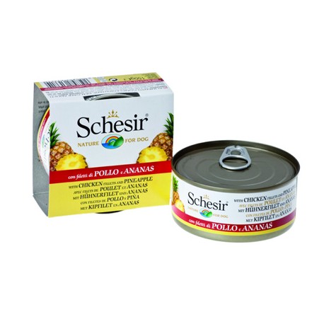 SCHESIR DOG FIL POLLO ANANAS 150GR