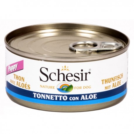 SCHESIR PUPPY TONNO ALOE 150GR