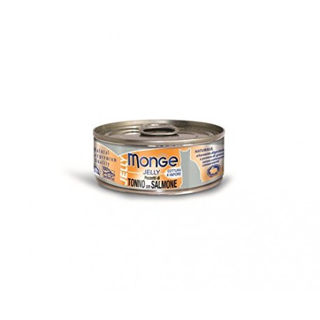 MONGE CAT JELLY PEZZI TONNO/SALMONE 80GR