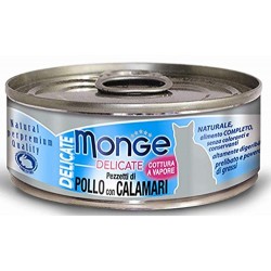 MONGE CAT DELIC POLLO/CALAMARI 80GR