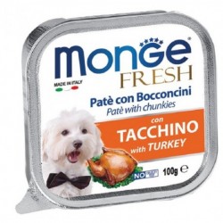 MONGE DOG FRESH TACCHINO 100GR