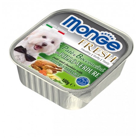 MONGE DOG FRESH POLLO E VER 100GR