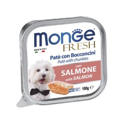 MONGE DOG FRESH SALMONE 100GR