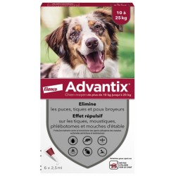 ADVANTIX CANI 6 PIP 10-25KG