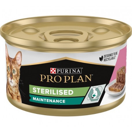 Purina Pro Plan Gatto Sterilised Patè Salmone 85 gr